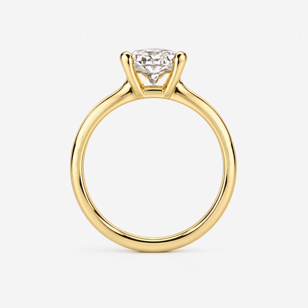 Classic Oval Solitaire ring