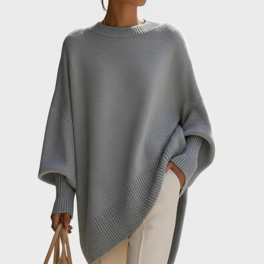 Mandy – Poncho Oversize Eleganza Semplice