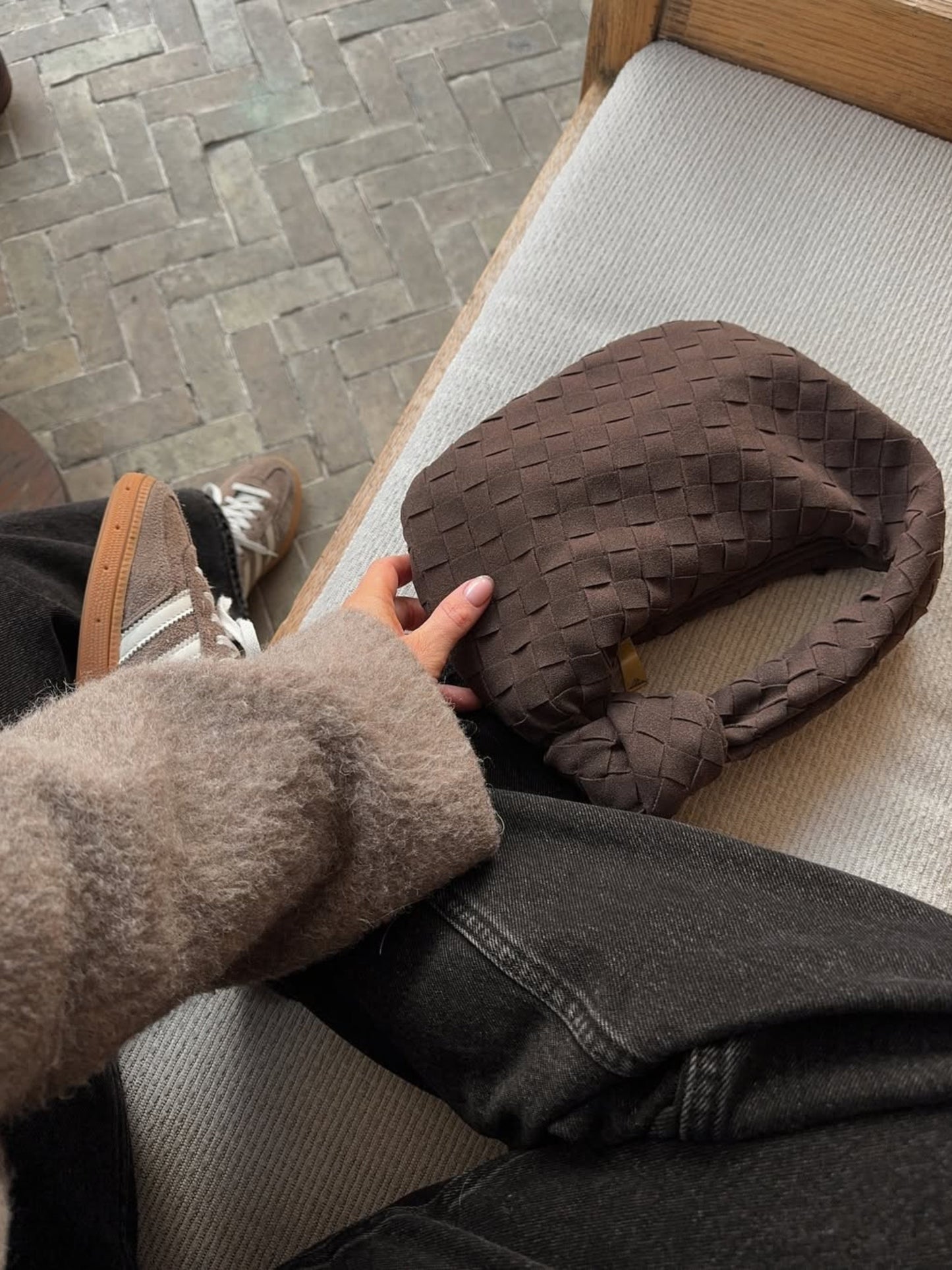 Renée | Borsa Mini in Camoscio Intrecciato Morbido