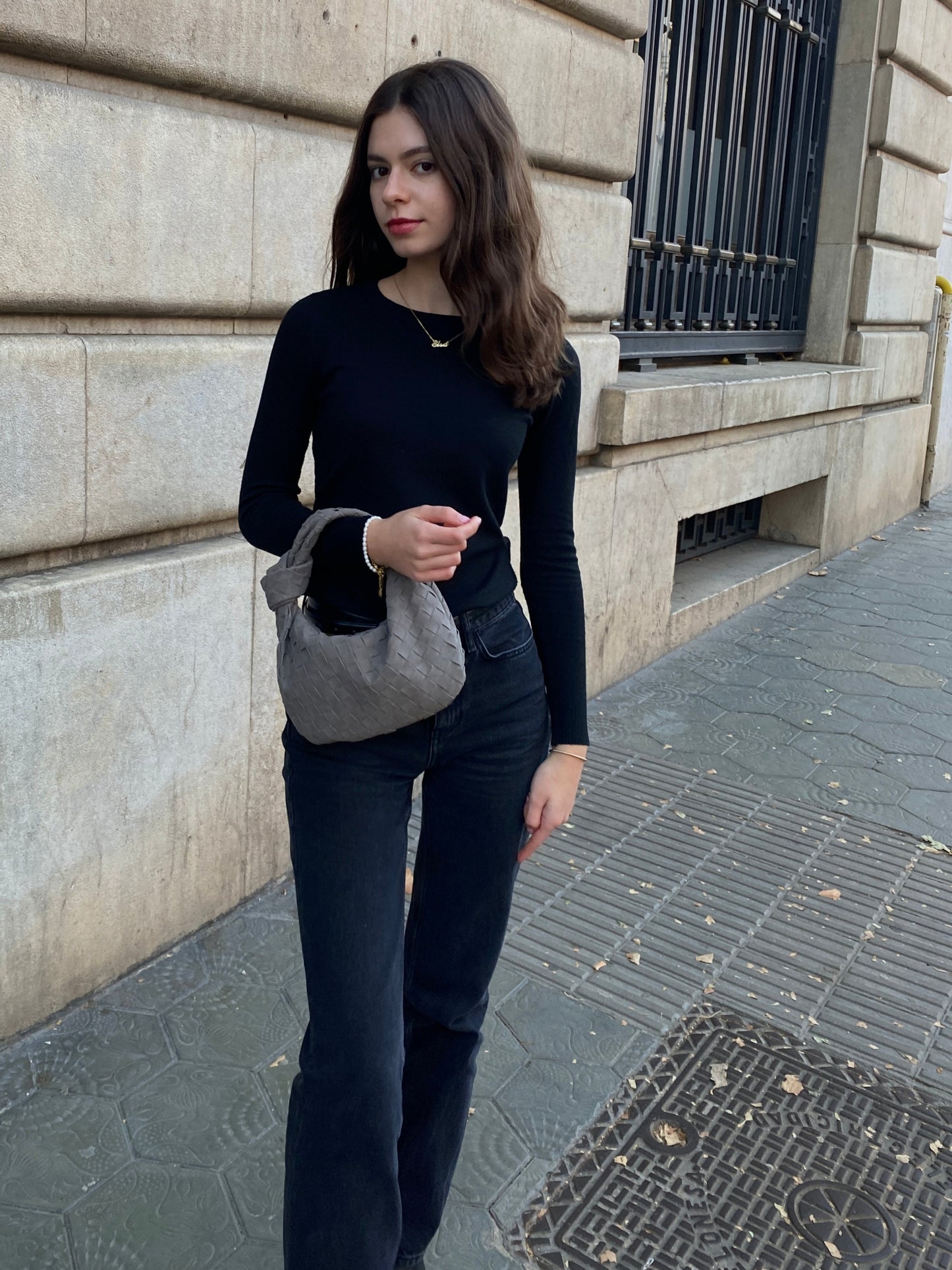 Renée | Borsa Mini in Camoscio Intrecciato Morbido