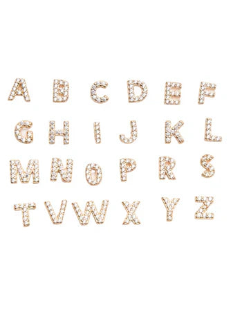 Michela | Orecchini Lettera in Oro 18k