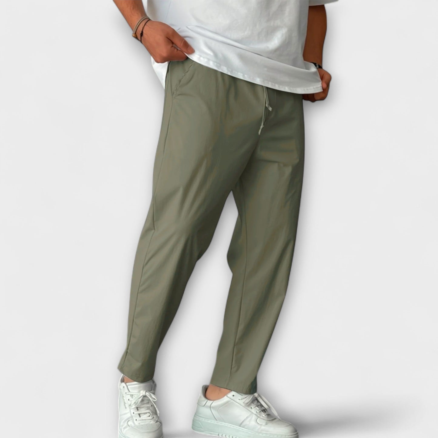 Pantaloni Leggeri a Vita Alta