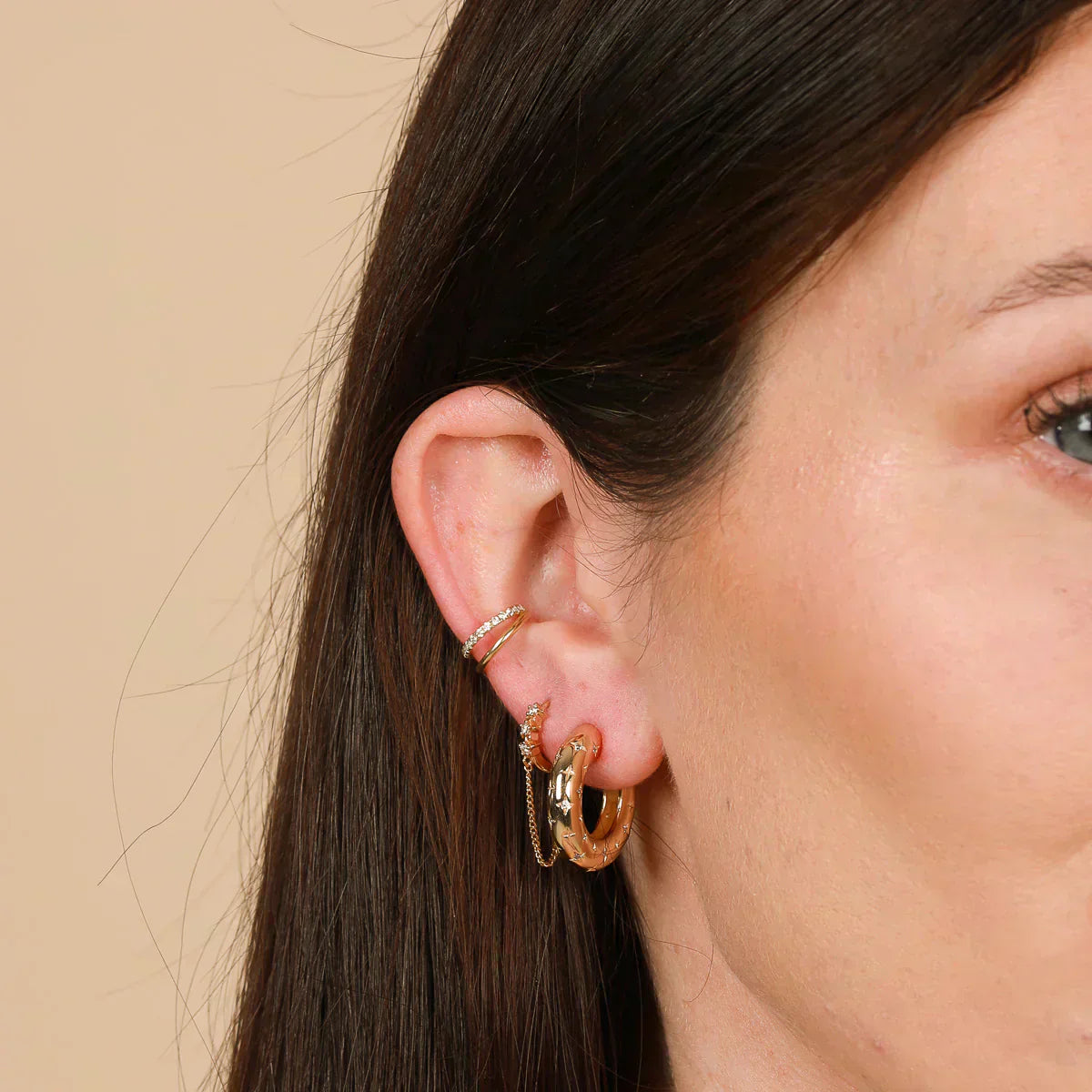 Florenzi | Orecchini a Stella in Oro 18k