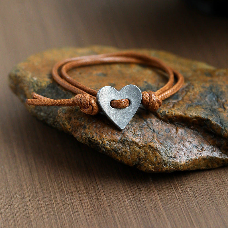 Amoura - Handmade Heart Symbol Bracelet