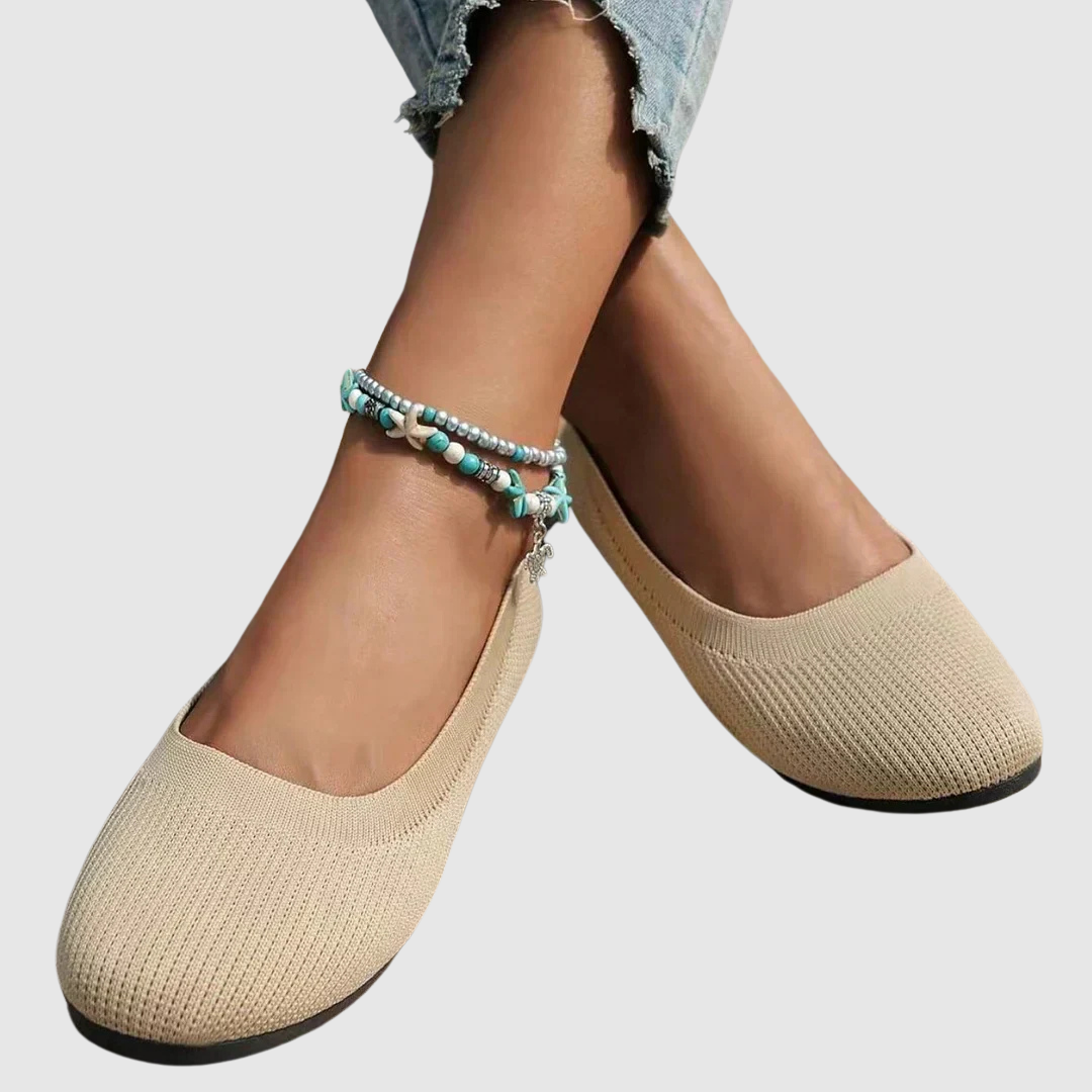 Anna™ | Ballerina in tessuto