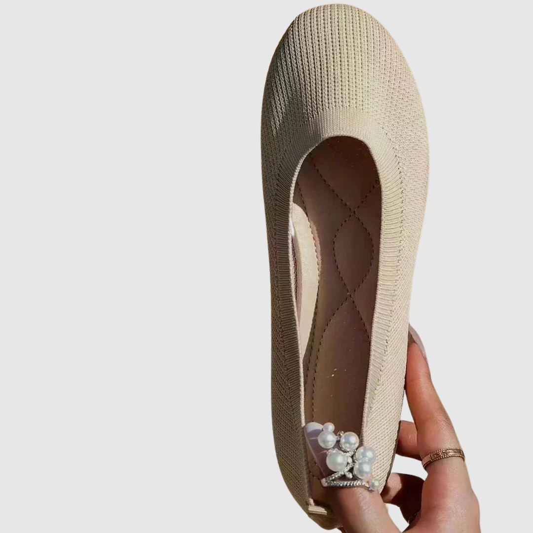 Anna™ | Ballerina in tessuto