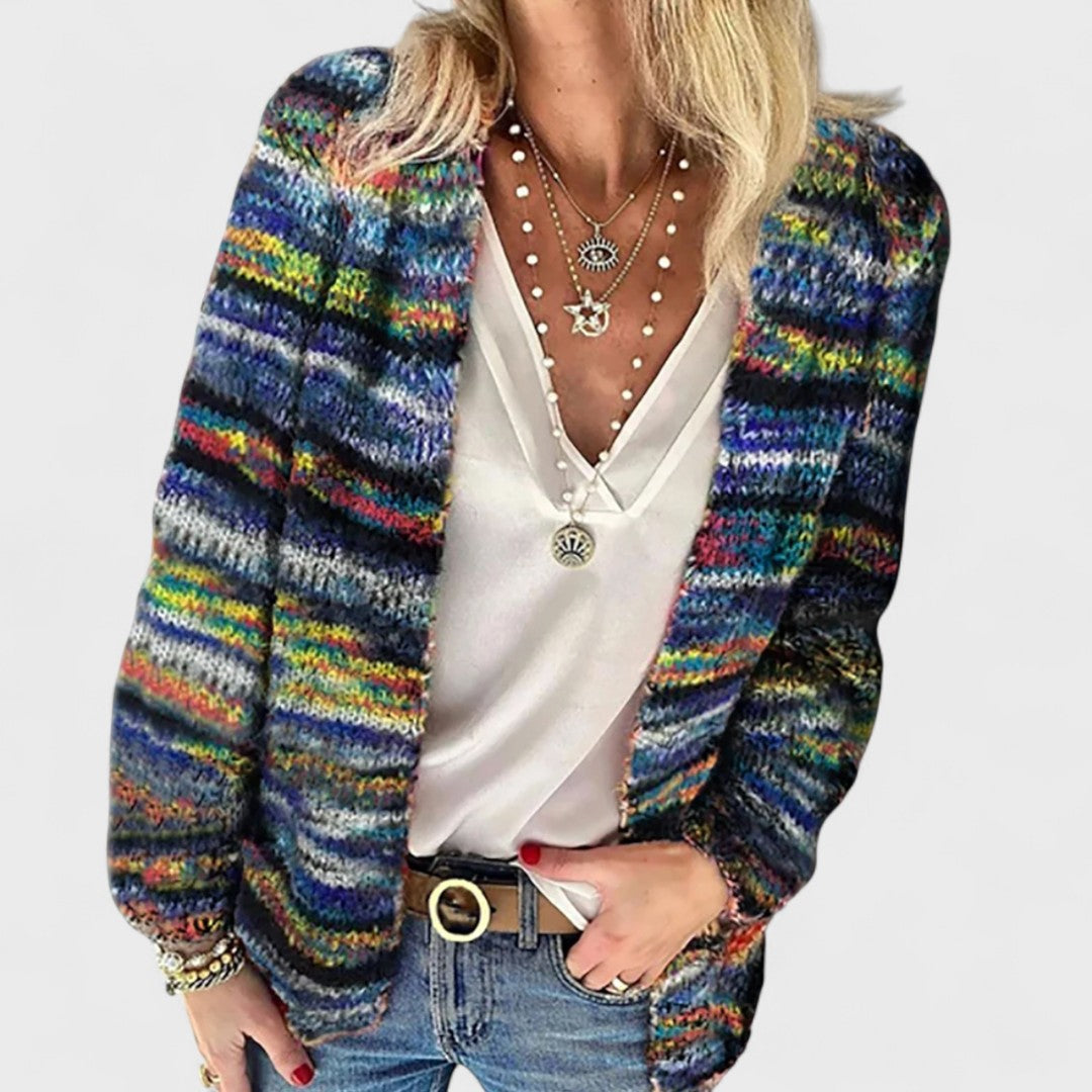Catherine - Cardigan Accogliente multicolore
