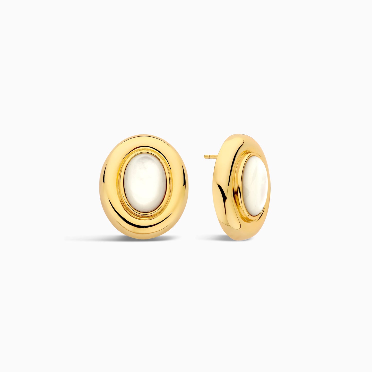 Ameliyana | Orecchini a bottone in oro 18k