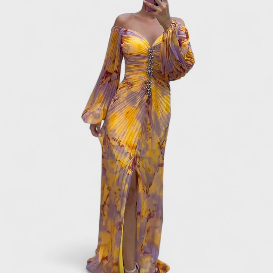 Kristine - Abito elegante con scollo a V