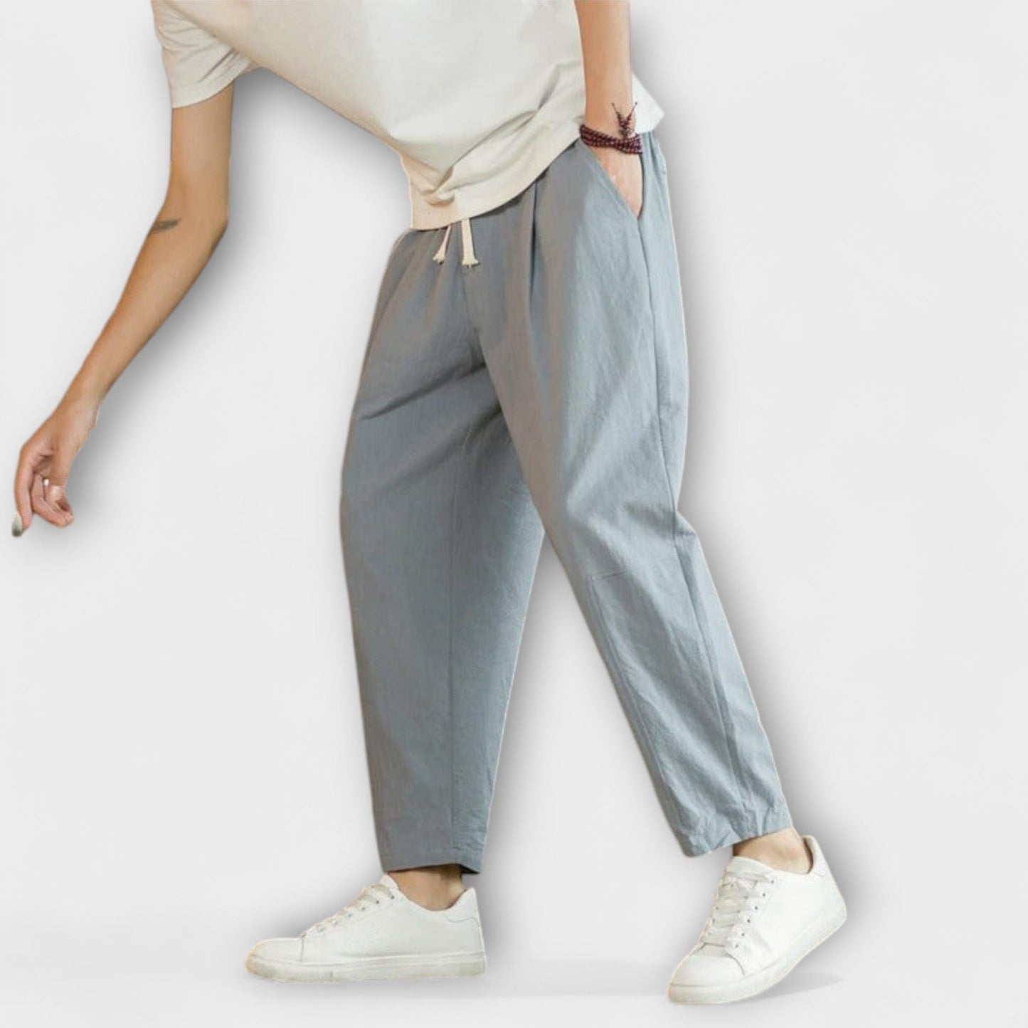 Pantaloni Casual in Cotone