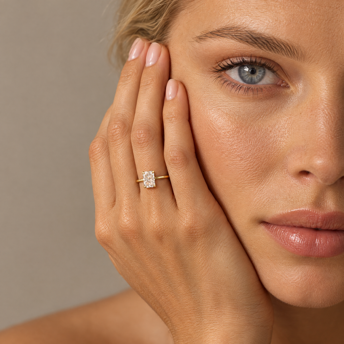 Radiant-Cut Solitaire ring