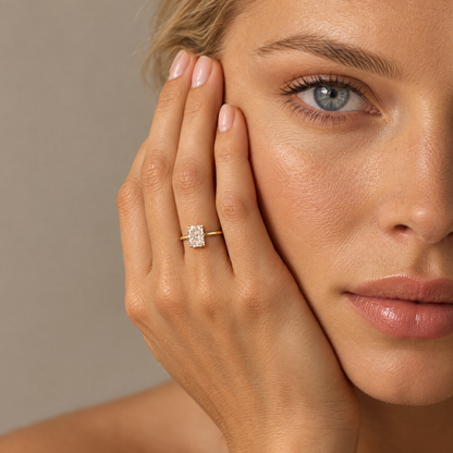 Radiant-Cut Solitaire ring