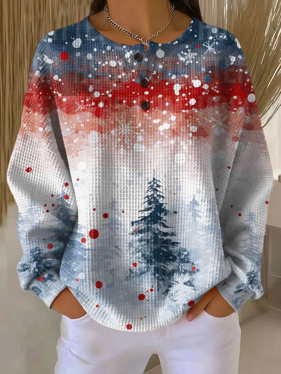 Alva™ - Maglione natalizio con morbido motivo ad albero di Natale