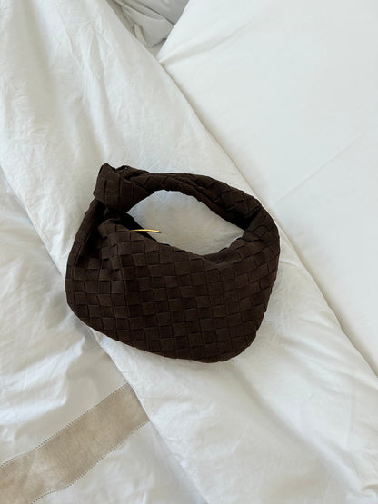 Renée | Borsa Mini in Camoscio Intrecciato Morbido