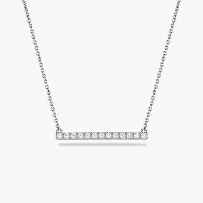 Pavé Bar Necklace