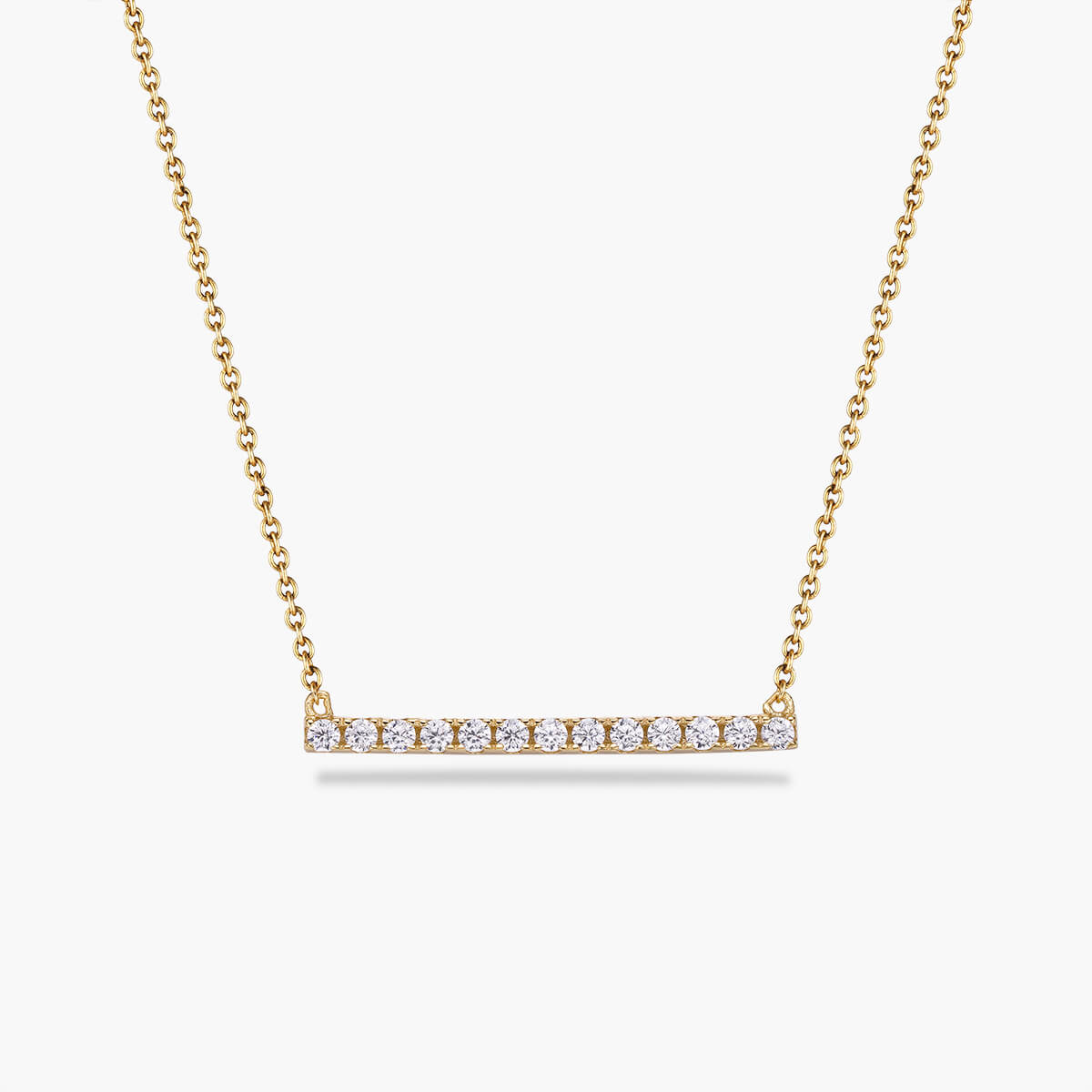 Pavé Bar Necklace