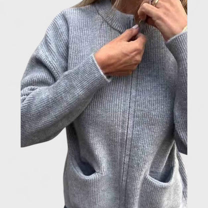 Noelle - Cardigan in cotone lavorato a maglia 