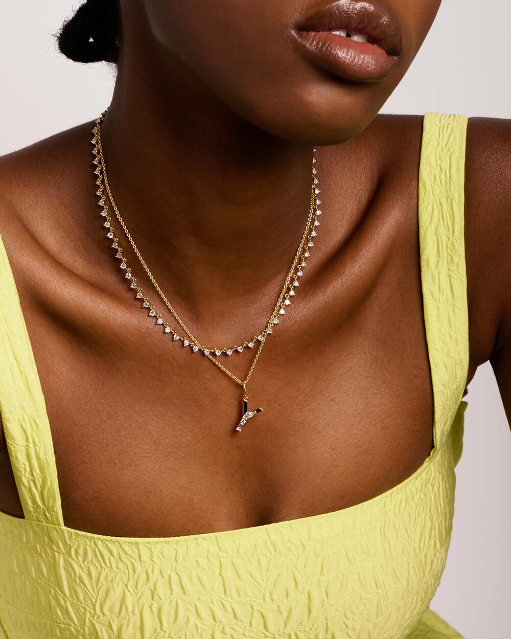 Crystal Station Necklace