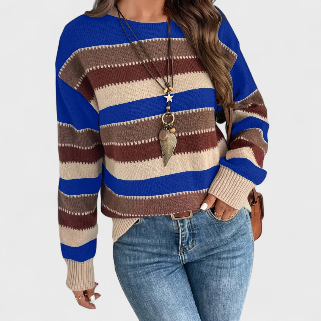 Maryanna - Maglione Casual Vintage da Donna