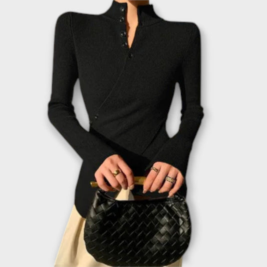 Mireko – Maglione in pregiata maglia con bottoni