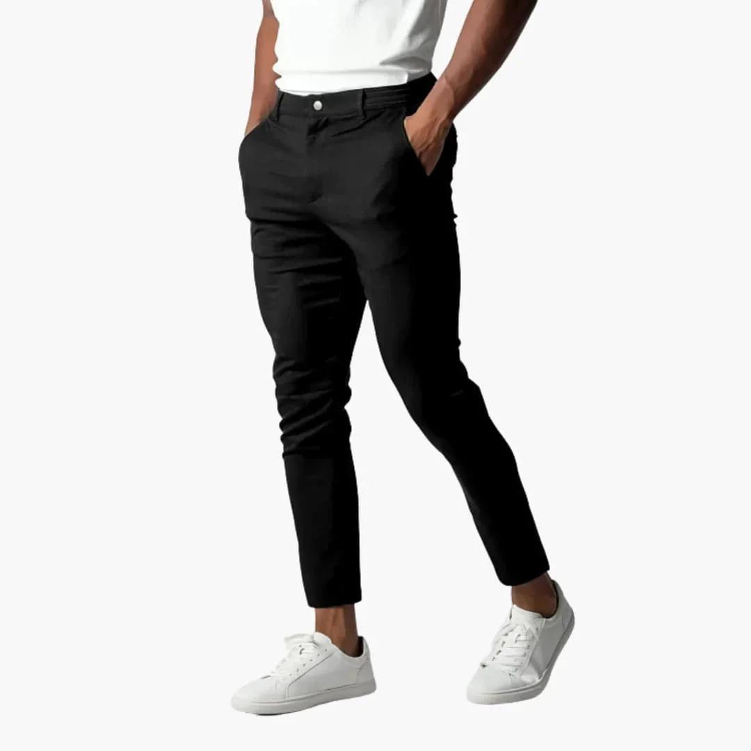 Pantaloni Chino Elasticizzati per Uomo