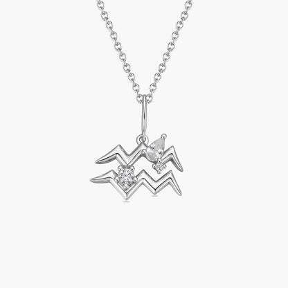 Aquarius Zodiac Necklace