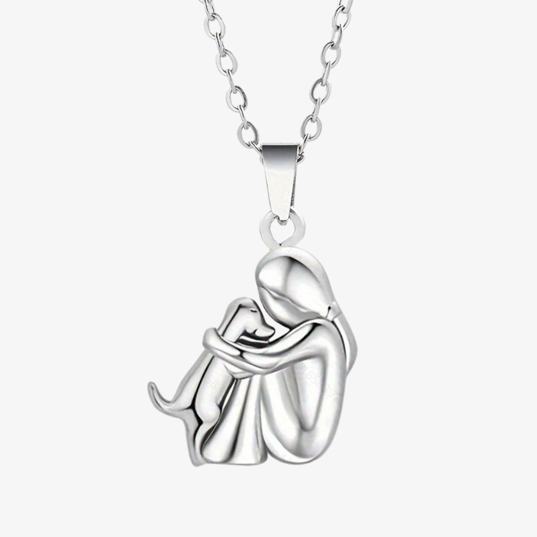Elin - Collana con ciondolo a forma di cane 