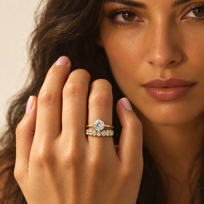 Round Solitaire ring