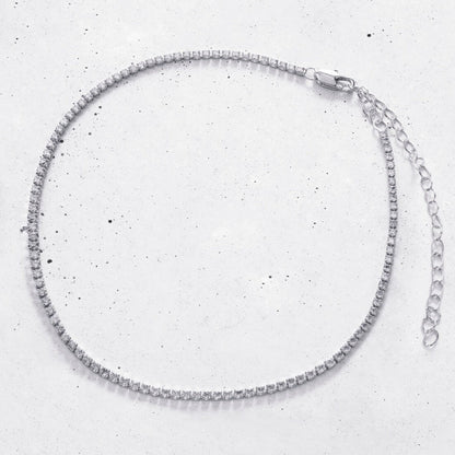 Crystal Line Choker (2 mm)