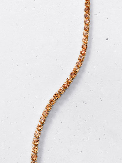 Pastel Crystal Line Choker (2 mm)