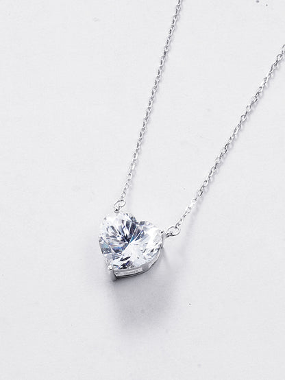 Heart-Cut Pendant Necklace