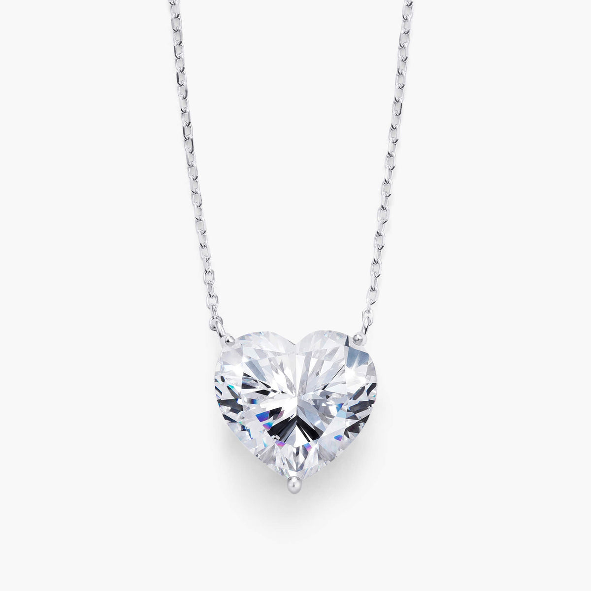 Heart-Cut Pendant Necklace