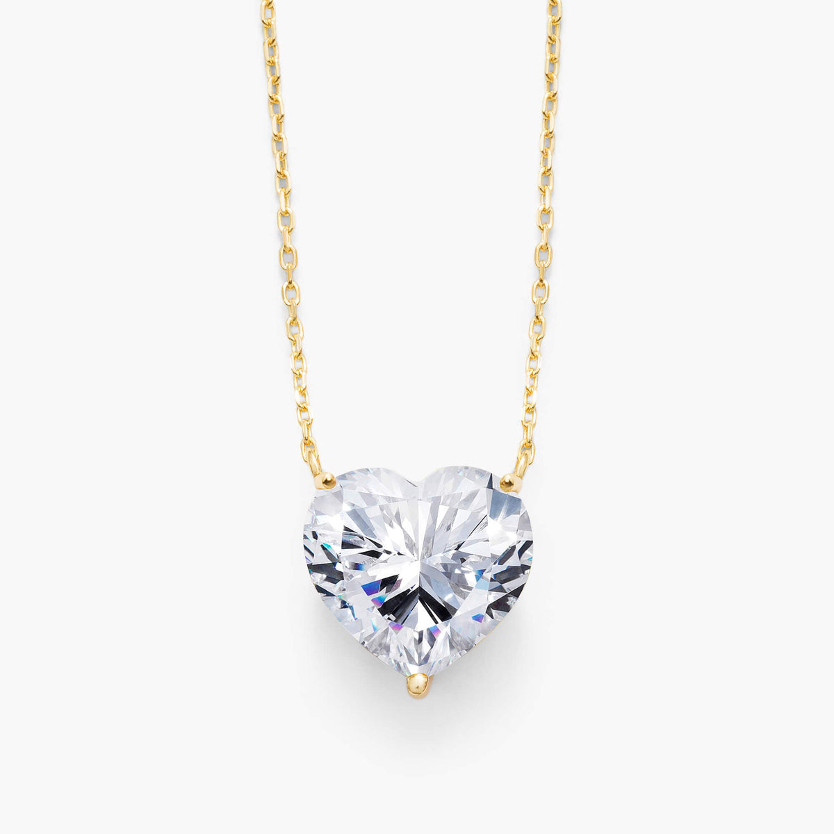 Heart-Cut Pendant Necklace