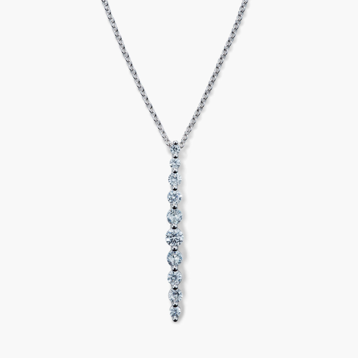 Graduated Drop Lariat Necklace