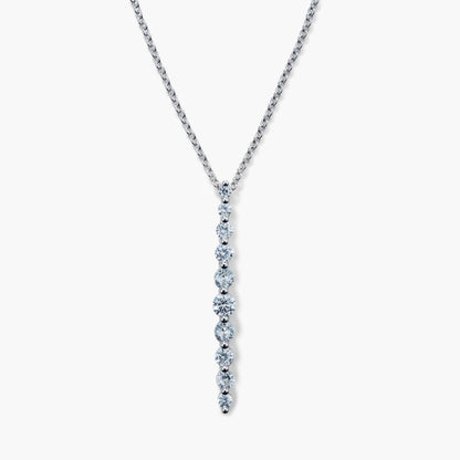 Graduated Drop Lariat Necklace