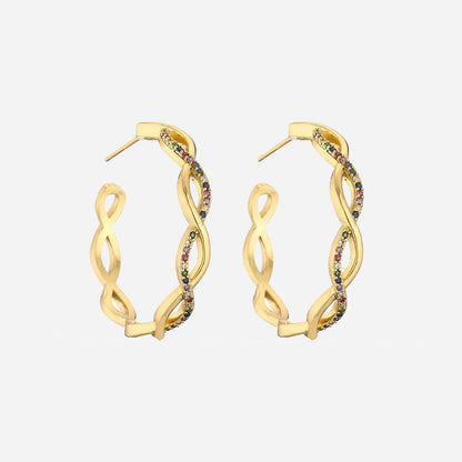 Julenissa | Orecchini Onda in Oro 18K