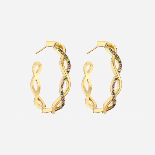 Julenissa | Orecchini Onda in Oro 18K