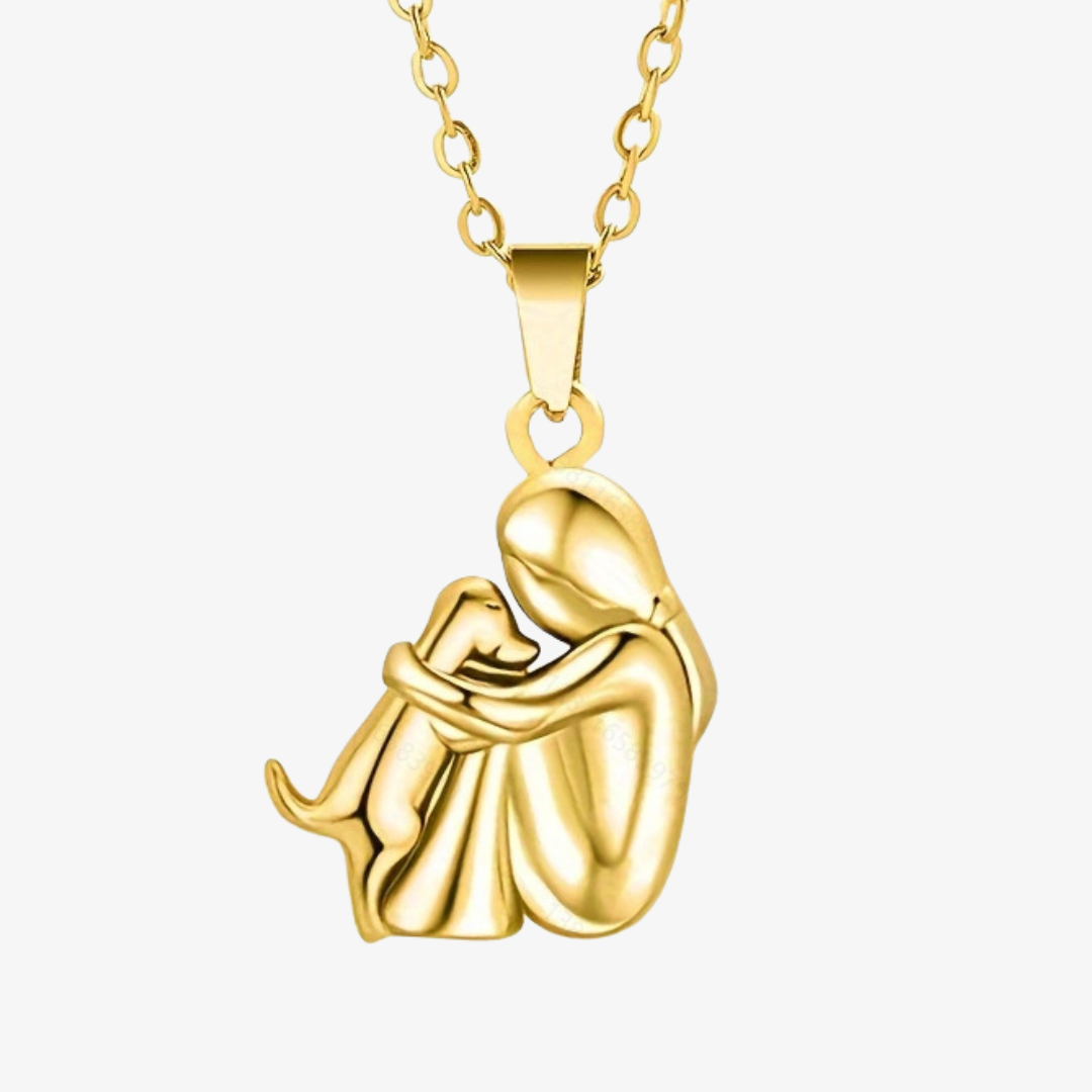 Elin - Collana con ciondolo a forma di cane 