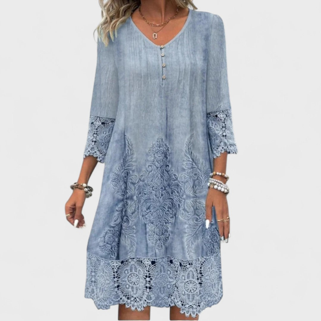 Helle - Elegante abito in pizzo