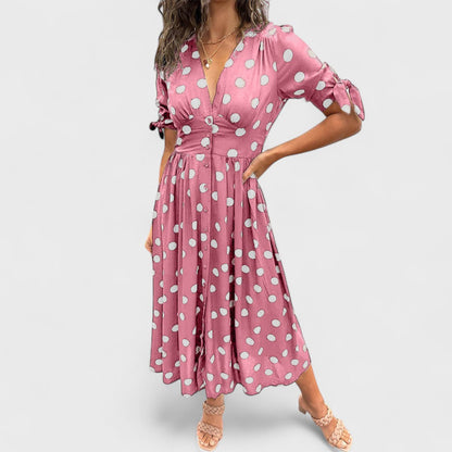 Monique - Vestito elegante a pois 