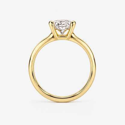 Classic Oval Solitaire ring