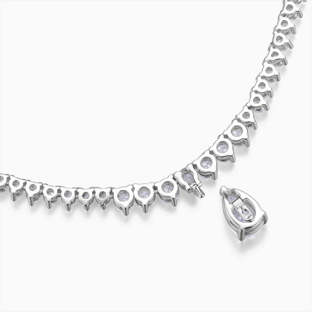 Convertible Pear Tennis Necklace