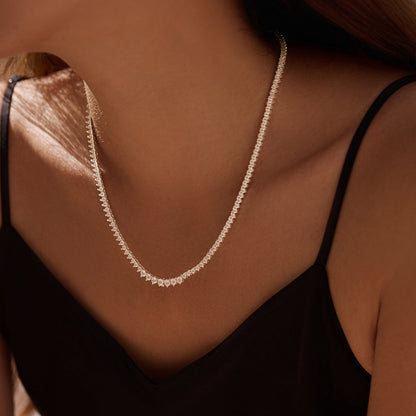 Convertible Pear Tennis Necklace