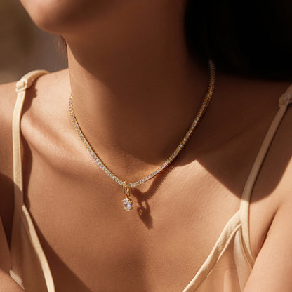 Oval Pendant with Hinged Bail