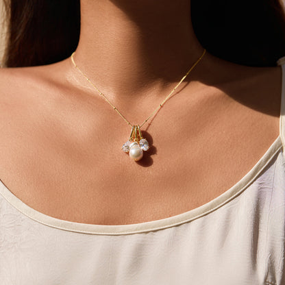Pearl Pendant with Hinged Bail