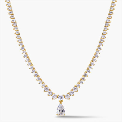 Convertible Pear Tennis Necklace