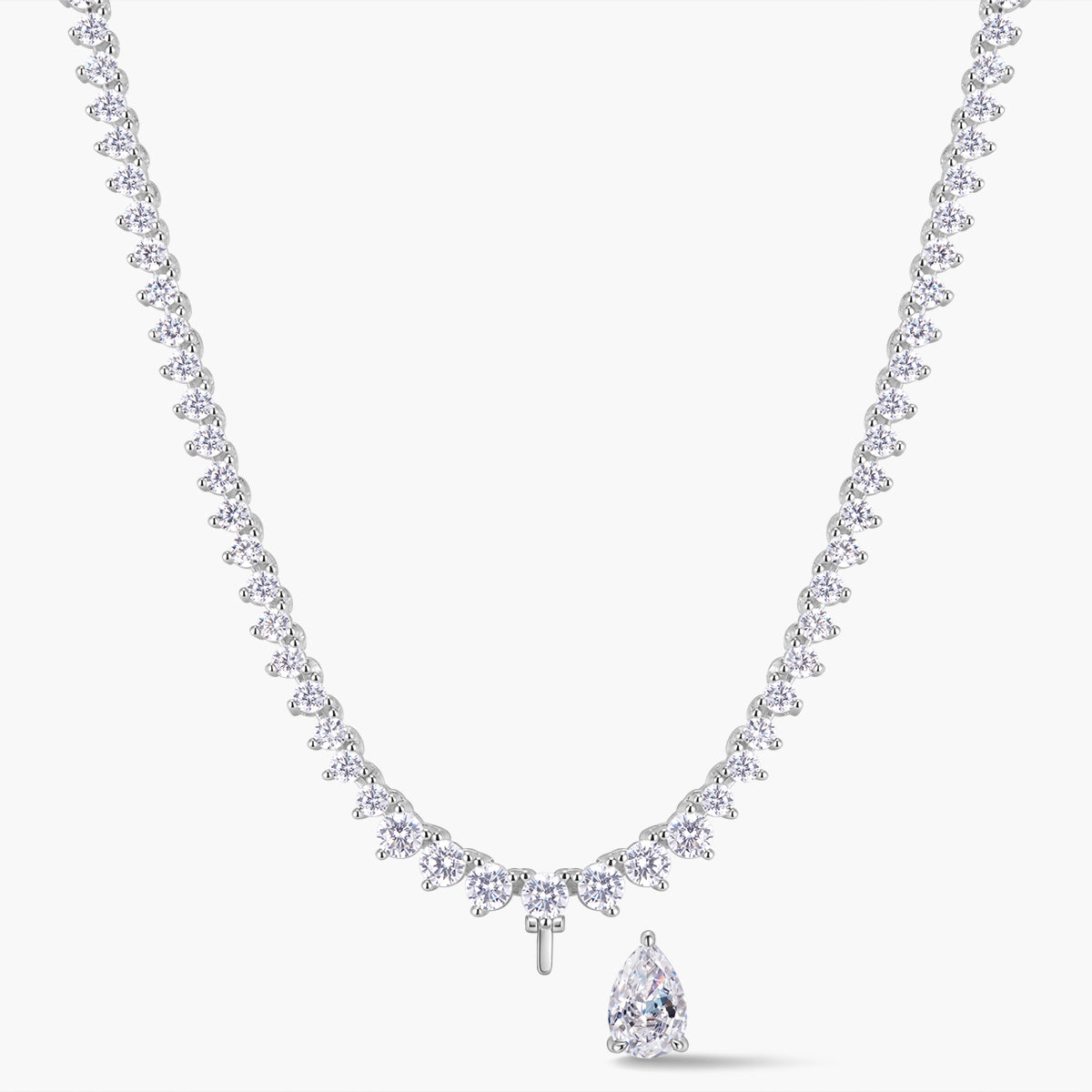 Convertible Pear Tennis Necklace