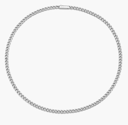 Round Curb Chain Necklace (5 mm)