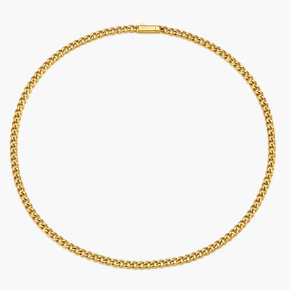 Round Curb Chain Necklace (5 mm)