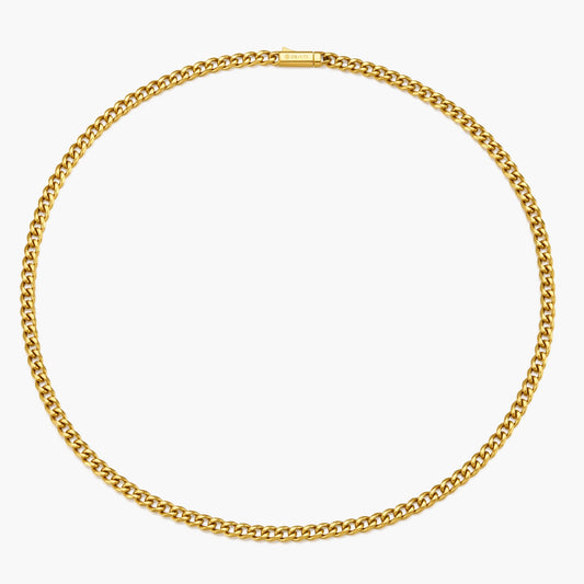 Round Curb Chain Necklace (5 mm)